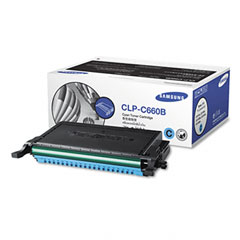 Samsung CLP-610/660 Cyan Toner Cartridge (5000 Page Yield) (CLP-C660B)