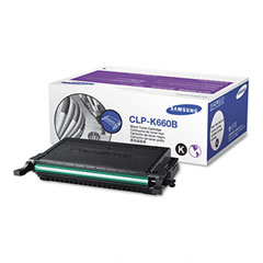 Samsung CLP-610/660 Black Toner Cartridge (5500 Page Yield) (CLP-K660B)