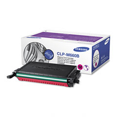 Samsung CLP-610/660 Magenta Toner Cartridge (5000 Page Yield) (CLP-M660B)
