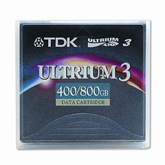 TDK LTO-3 Ultrium Custom Labeled Data Tape (400/800GB) (61603)