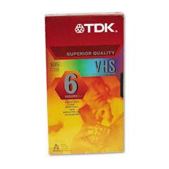 TDK 6 Hour Premium Grade VHS Video Tape (36330)