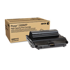 Xerox Phaser 3300MFP High Capacity Toner Cartridge (8000 Page Yield) (106R01412)