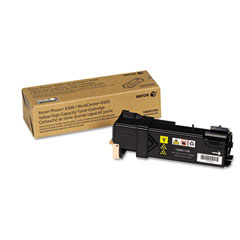 Xerox Phaser 6500 Yellow Toner Cartridge (2500 Page Yield) (106R01596)
