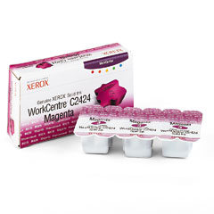 Xerox WorkCentre C2424 Magenta Solid Ink Sticks (3/PK-3400 Page Yield) (108R00661)
