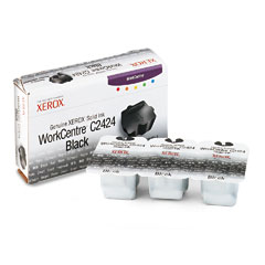 Xerox WorkCentre C2424 Black Solid Ink Sticks (3/PK-3400 Page Yield) (108R00663)