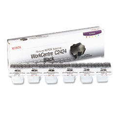 Xerox WorkCentre C2424 Black Solid Ink Sticks (6/PK-6800 Page Yield) (108R00664)