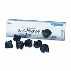 Xerox Phaser 8560 Black Solid Ink Sticks (6/PK -6800 Page Yield) (108R00727)